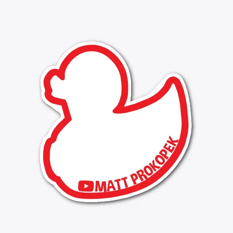 Duck Outline Sticker